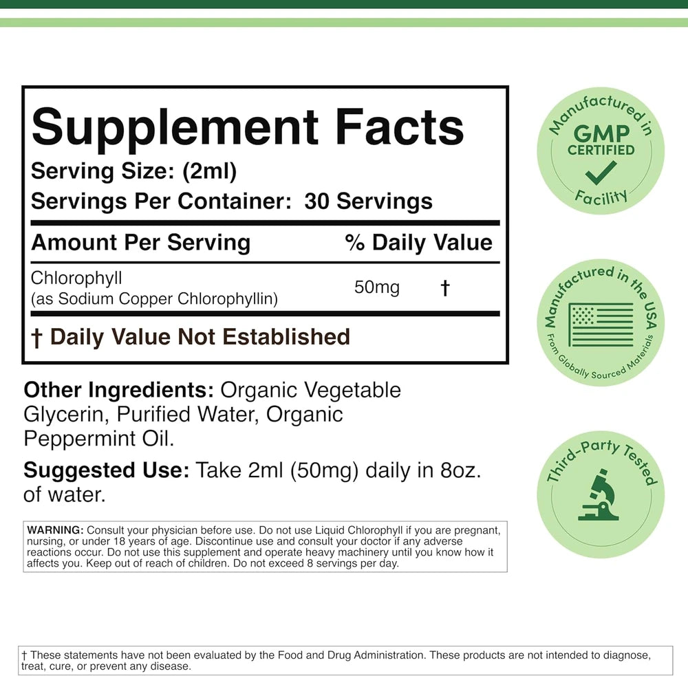 Double Wood Chlorophyll Liquid Drops